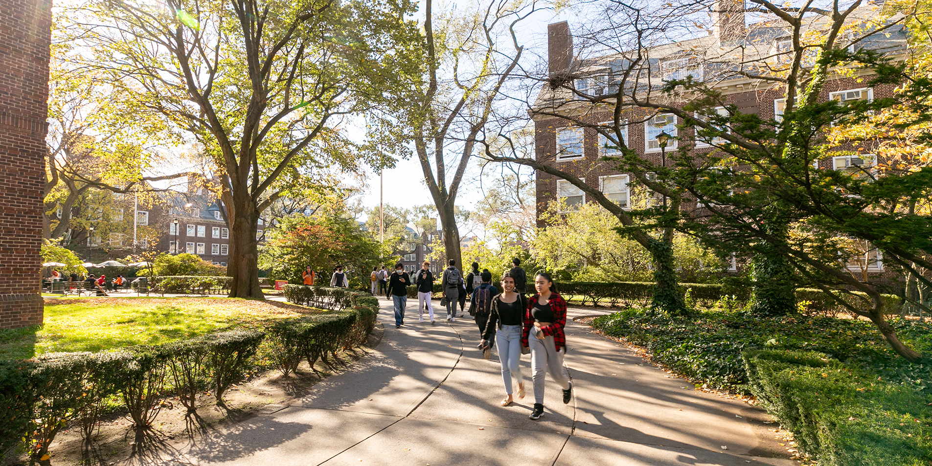 campus in the spring
