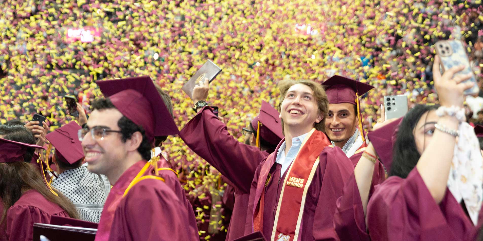 commencement confetti drop