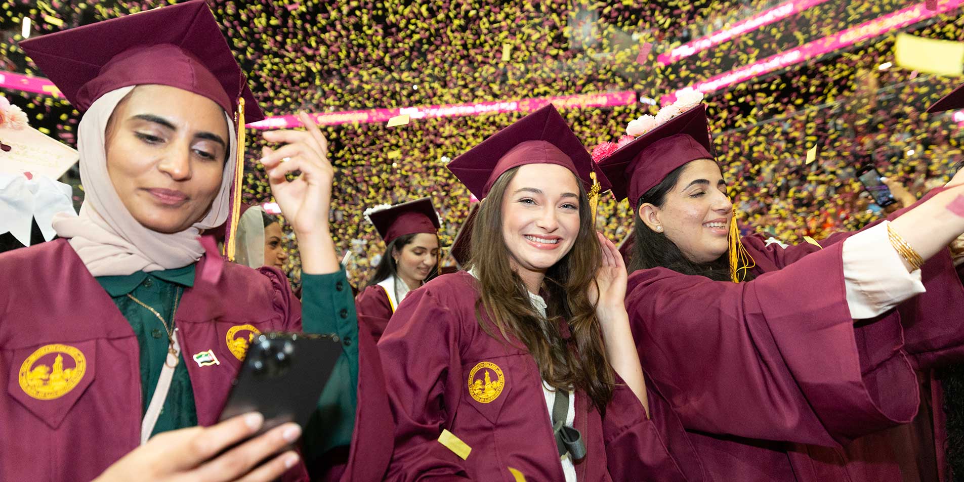 commencement confetti drop